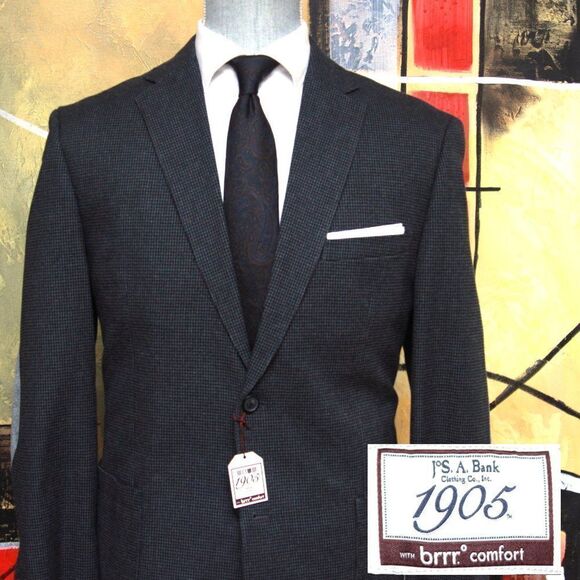 44R JOS A BANK Men's‎ Blazer Sportcoat Jacket Cotton C120977 - Picture 5 of 16